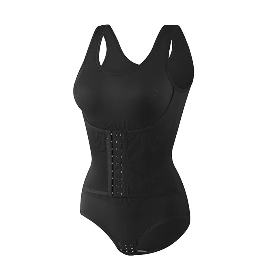 Black compression bodysuit  on a white background